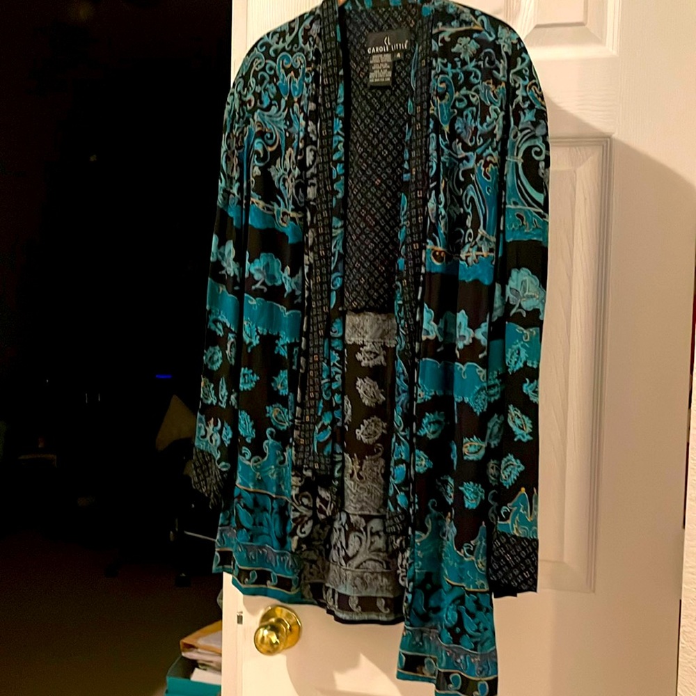 Carole Little - size 4 - Runs Big- long jacket